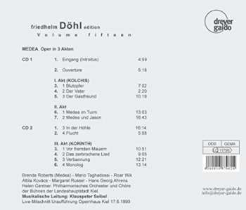 2CD Friedhelm Döhl: Medea (Oper)