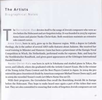 CD Friedrich Gernsheim: Verborgene Schätze (Lieder Von Franz Gernsheim (1839–1916))