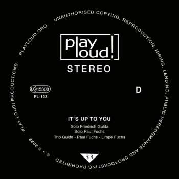 2LP Friedrich Gulda: It's Up To You