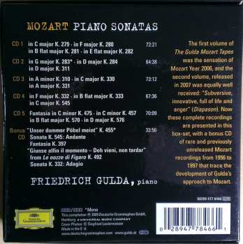 6CD/Box Set Wolfgang Amadeus Mozart: The Complete Gulda Mozart Tapes
