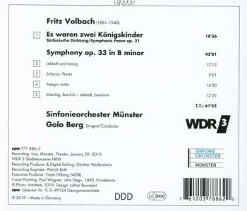 CD Golo Berg: Symphony Op. 33