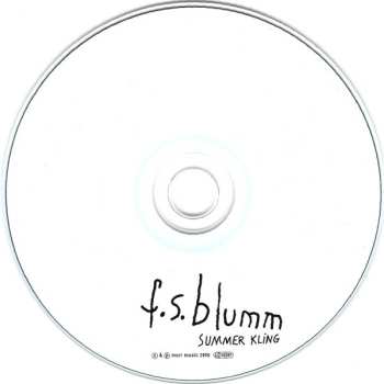 CD F.S. Blumm: Summer Kling