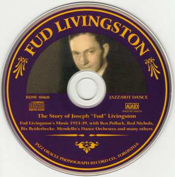 CD Fud Livingston: The Story Of Joseph "Fud" Livingston
