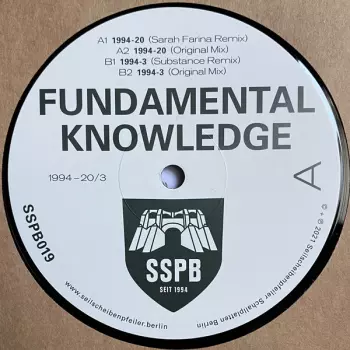 Fundamental Knowledge: 1994 - 20/3