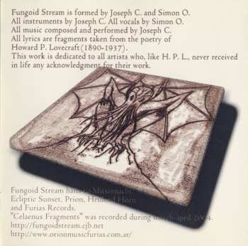 CD Fungoid Stream: Celaenus Fragments