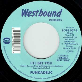 SP Funkadelic: Can't Shake It Loose / I'll Bet You 