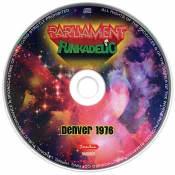 CD Funkadelic: Denver 1976 DIGI