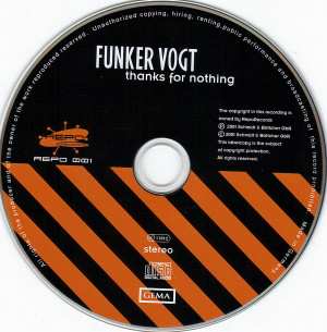 CD Funker Vogt: Thanks For Nothing DIGI