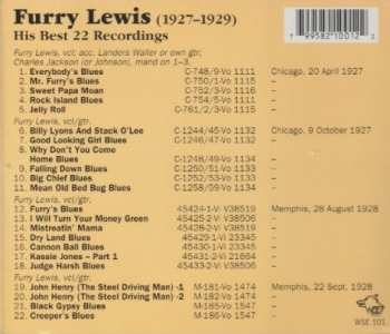 CD Furry Lewis: His Best 22 Recordings (1927-1929)