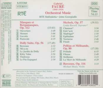 CD Gabriel Fauré: Orchestral Music