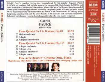 CD Gabriel Fauré: Piano Quintets