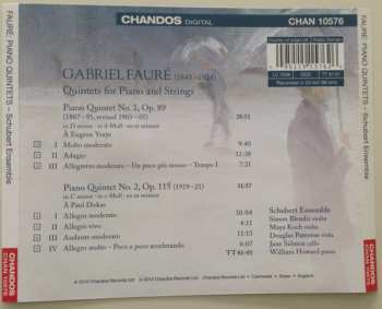 CD Gabriel Fauré: Piano Quintets Nos 1 And 2