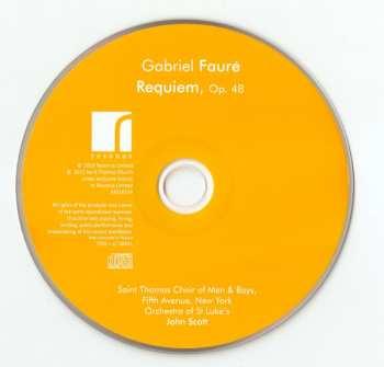 CD Gabriel Fauré: Requiem, Op. 48