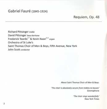 CD Gabriel Fauré: Requiem, Op. 48