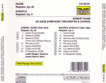 CD Atlanta Symphony Orchestra: Requiem, Op. 48 / Requiem, Op. 9