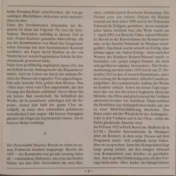 CD Philharmonia Chorus: Requiem / Pavane Pour Une Infante Défunte