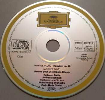 CD Philharmonia Chorus: Requiem / Pavane Pour Une Infante Défunte