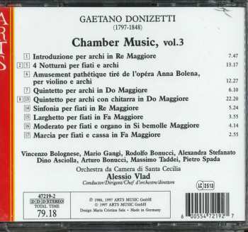 CD Gaetano Donizetti: Chamber Music Vol.3