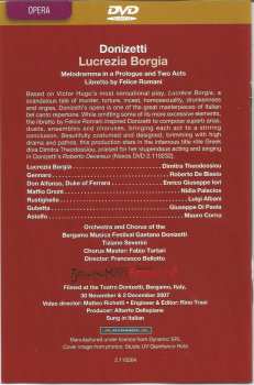 DVD Gaetano Donizetti: Lucrezia Borgia