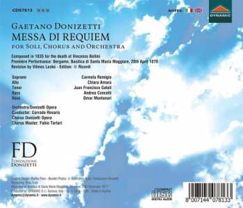 CD Gaetano Donizetti: Messa Di Requiem
