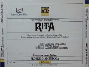CD Gaetano Donizetti: Rita