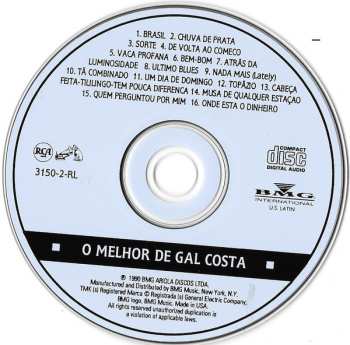 CD Gal Costa: O Melhor de Gal Costa