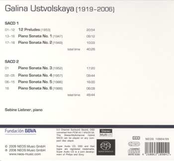2SACD Galina Ustvolskaya: Complete Works For Piano