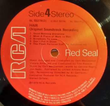 2LP Galt MacDermot: Hair (Original Soundtrack Recording)