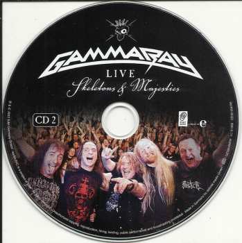 2CD Gamma Ray: Skeletons & Majesties Live