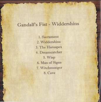 CD Gandalf's Fist: Widdershins DIGI