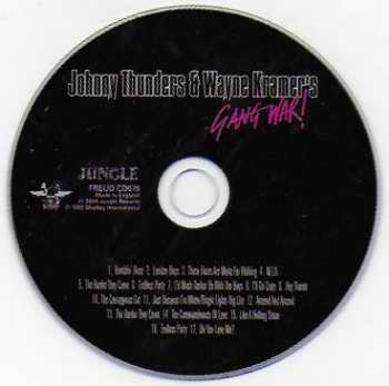 CD Johnny Thunders: Johnny Thunders & Wayne Kramer's Gang War!