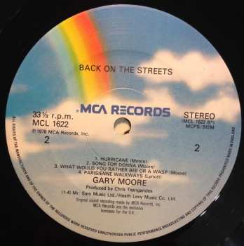 LP Gary Moore: Back On The Streets