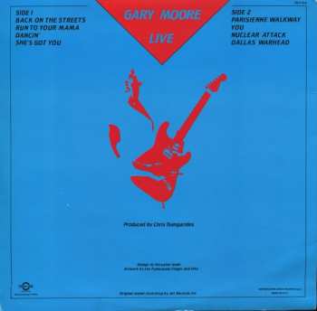 LP Gary Moore: Live At The Marquee