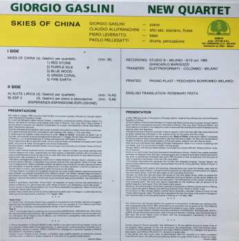 LP Giorgio Gaslini: Skies Of China