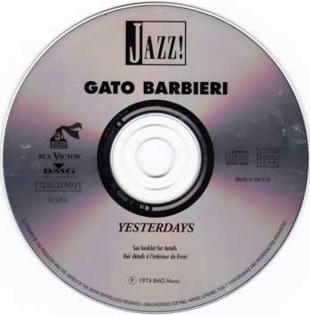 CD Gato Barbieri: Yesterdays