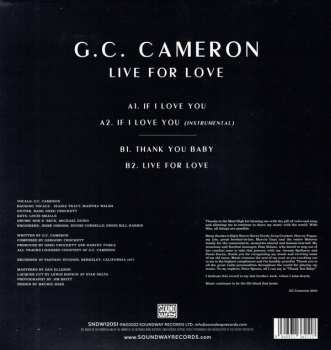 LP G.C. Cameron: Live For Love