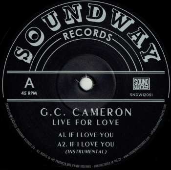 LP G.C. Cameron: Live For Love