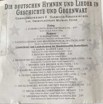 CD Gebirgsmusikkorps Garmisch-Partenkirchen: Die Deutschen Hymnen Und Lieder In Geschichte Und Gegenwart