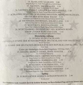 CD Gebirgsmusikkorps Garmisch-Partenkirchen: Die Deutschen Hymnen Und Lieder In Geschichte Und Gegenwart