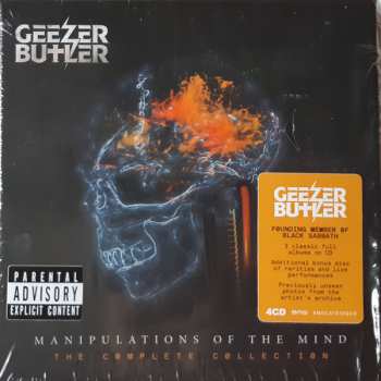 4CD/Box Set Geezer Butler: Manipulations Of The Mind (The Complete Collection)