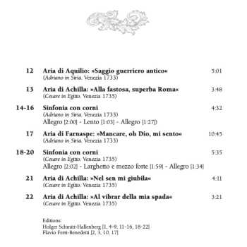 CD Musica Fiorita: Fiamma Vorace: Opera Arias
