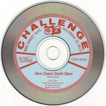 CD Gene Autry: Here Comes Santa Claus