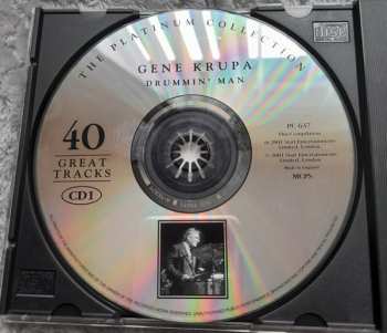 2CD Gene Krupa: The Platinum Collection Gene Krupa Drummin' Man Great 40 Tracks