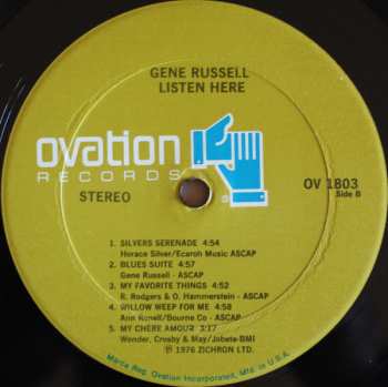 LP Gene Russell: Listen Here