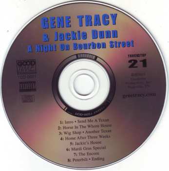 CD Gene Tracy: A Night On Bourbon Street (Truckstop 21)