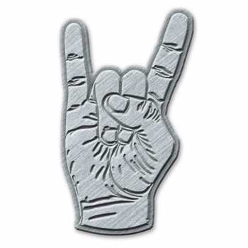 Merch Generic Patches: Button Devil Horns 