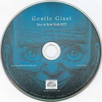 CD Gentle Giant: Live In New York 1975