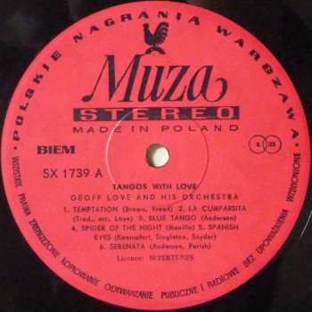 LP Geoff Love & His Orchestra: Tangos With Love