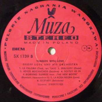 LP Geoff Love & His Orchestra: Tangos With Love