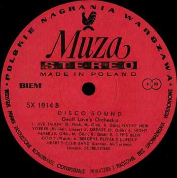 LP Geoff Love's Big Disco Sound: Disco Sound